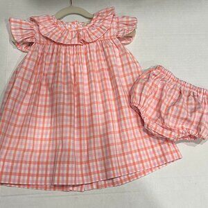 Girl - 2T - TBBC Pomander Plaid Dress & Bloomer Set